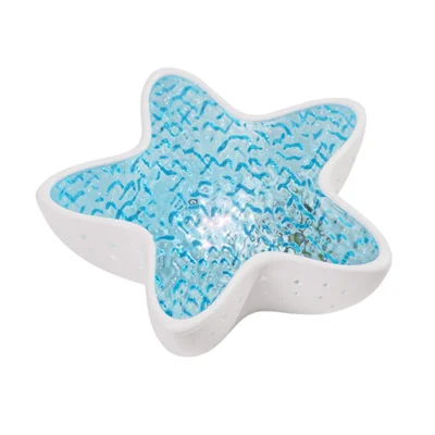 Starfish Ambient Projector Light Home Decor Mood Lamp 7 Ocean Modes USB Rechargeable for Bedroom / Living Room