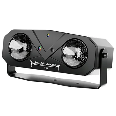 12W LED Party Light Water Wave Effect Rotating Disco Ball Remote Control Laser Projector, with Power Adapter - US Plug