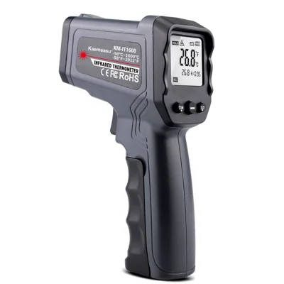 KAEMEASU KM-IT1600 Dobbelt Laser Digital Infrarød Kontaktløs Elektronisk Termometerpistol