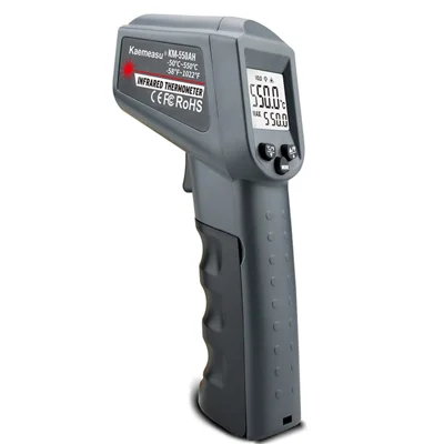 KAEMEASU KM-550AH kontaktløs temperaturmålingspistol industriel infrarød termometer