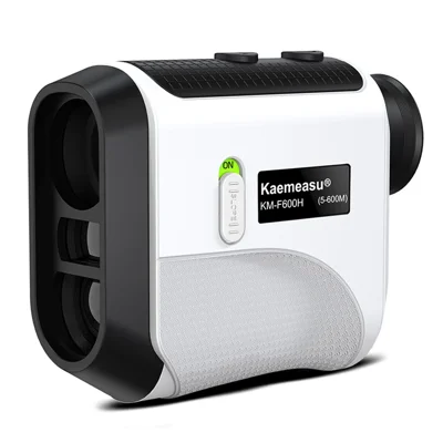 KAEMEASU KM-F600H Golfafstandsmåler 5-600 m 6,5x forstørrelse Laser-golf-afstandsmåler Med indbygget 450 mAh batteri