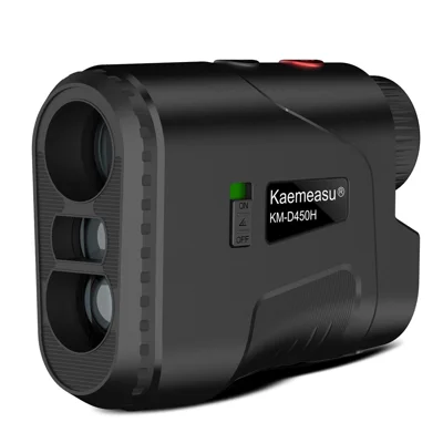 KAEMEASU KM-D450H 5-450 m Laser golf-afstandsmåler med indbygget batteri Golf-afstandsmåler - Sort