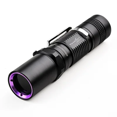 TANK007 UV320 365nm ultraviolet lygte til fluorescensdetektering med klemme (uden batteri)