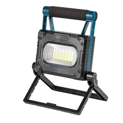 W875-1 Foldable Work Light Solar Powered LED Floodlight Portable Outdoor Emergency Lamp with Stand