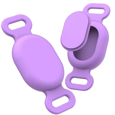 Silicone Case for Xiaomi Tag Bluetooth-compatible Tracker Waterproof Protective Cover - Purple