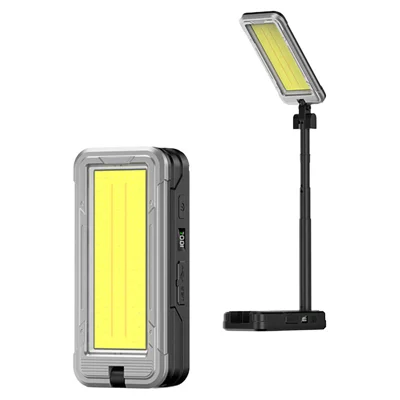 10 W 800 lm COB Solar-Arbeitsleuchte IP44 wasserdicht mit Magnet-Haken für Outdoor-Reparaturen