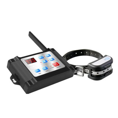 Système de clôture électronique sans fil pour chien 888, collier de dressage électrique rechargeable, 1 émetteur + 1 récepteur - Prise EU