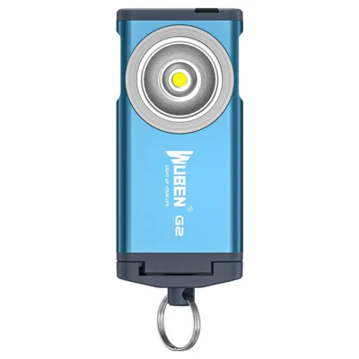 WUBEN G2 Strong Light Flashlight Battery-Operate Super Bright LED Light for Outdoor Camping - Blue