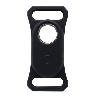 Collier de Suivi pour Animaux de Compagnie Étui en Silicone pour Samsung Galaxy SmartTag2 Étui Antichoc - Noir