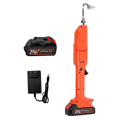 W02 235RPM Lithium-Electric Tiller Handheld Hoe Cordless Weeder for Home Garden Bonsai Soil Loosening with 2 Batteries