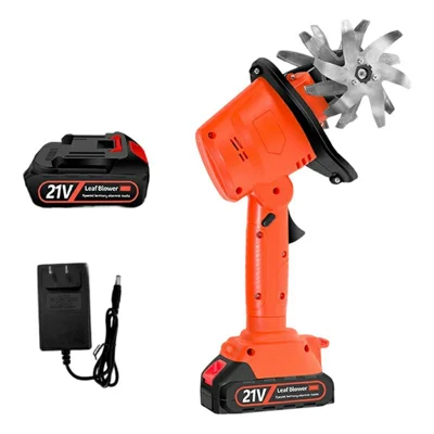 W01 235RPM Mini Cultivador Sem Fios 10cm de Profundidade / Largura Mini Escarificador Elétrico de Mão para Jardinagem com 2 Baterias