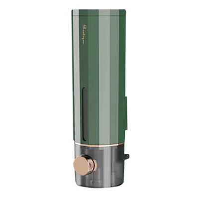 Soap Dispenser Wall Mounted 450ml Bathroom Shower Gel Shampoo Foam Pump - Green