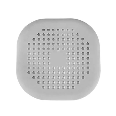 115706 Küchenspülbeckenhaarfilter Badewannenentblockiersieb Duschbodensieb (flacher Typ) - Grau