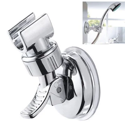 Soporte Ajustable Universal para Cabezal de Ducha con Ventosa, Soporte para Ducha Completamente Chapado, Estilo A