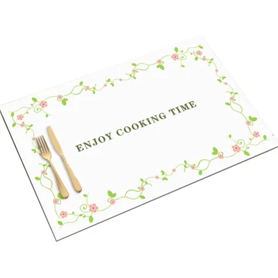 40x50cm Nordic Style Kitchen Countertop Mat Diatom Mud Absorbent Pad Dish Drying Drain Mat - Style 22