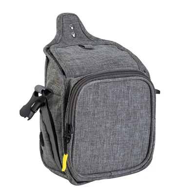 QS-096 Dog Treat Pouch Portable Pet Gift Training Bag Multifunction Shoulder Wasit Bag for Food Snack - Light Grey