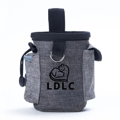LDLC QS-001 Pet Gift Training Bag Outdoor Multifunctional Dog Snack Bag Dog Treat Pouch Training Supplies - Light Grey