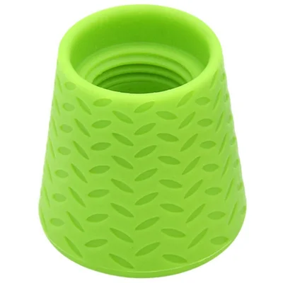 Portable Pet Shower Head Silicone Outdoor Cleaning Sprayer For Dogs / Cats Attachable to Water Bottles - Green