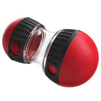 CJQ-01 Dog Food Dispenser Ball Slow Feeding Pet Puzzles Feeder Toy Gift (BPA Free, CPC / FDA / RoHS Certified) - Red