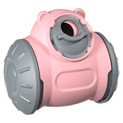 LSX-01 Rolling Dog Treat Dispenser Slow Feeder Tumbler Pet Toy Gift (BPA Free, CPC / FDA / RoHS Certified) - Pink