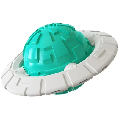 WXQ-02 Dog Interactive Flying Saucer Pet Chewing Squeaky Toy Gift (BPA Free, CPC / FDA / RoHS Certified) - Lake Blue