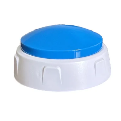 Botão Redondo Recarregável de Comunicação para Animais de Estimação, Brinquedo Educativo para Cães com Gravação de Som, Presente - Azul Escuro