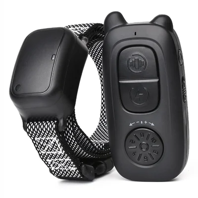 DOBE DB800 Anti Bark Training Collar Pet Dog Barking Control Device (1 Remote+1 Receiver) - Black