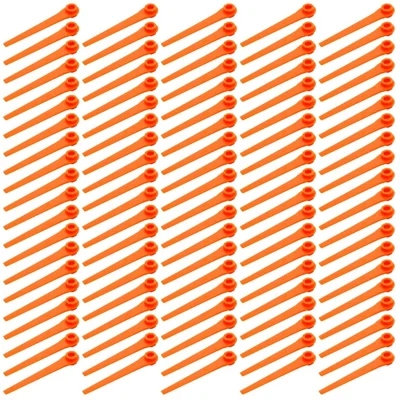 100Pcs for Gardena ABS Cutting Blades Lawn Mower Replacement Parts, 05368-20