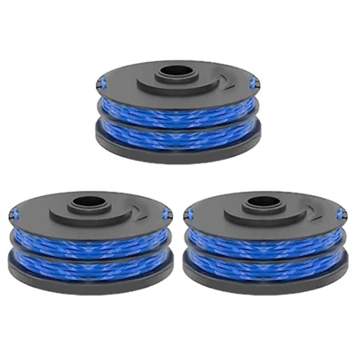 3Pcs RAC123 Lawn Mower Line Spool for Ryobi RLT6030 / RLT5127 / RLT5027 / RLT4125 / RLT4027 Grass Trimmer Replacement Part, 5132002671