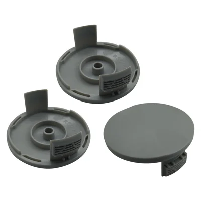 RAC122 3Pcs Replacement Spool Cap for Ryobi RLT4027 / RLT4125 / RLT5027 / RLT6030 / RLT5127 / RLT6130 Mower Accessory