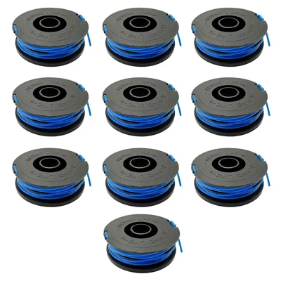 RSJA-01 10Pcs for Spear & Jackson GT600 / GT450 Lawn Mower 32ft Nylon Rope Replacement Spool