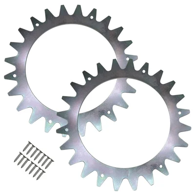 TLPA-01 For Parkside PMRA 20 -Li B2 / PMORDA 20 -Li B2 Robotic Lawnmower 2Pcs Anti Slip Spikes + 14Pcs Self-Tapping Screws