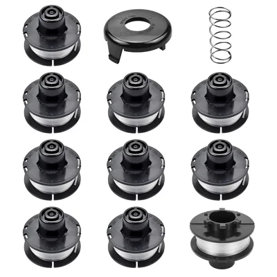 Replacement Set for Toro 51301 / 51256 Lawn Mower 10Pcs 88175 Spool + 73-8200 Trimmer Cover + 73-8220 Spring