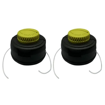 2Pcs For Ryobi RY4CCS / RY252CS Trimmer Head Lawn Mower Replacement Part, 313318001 & AC04156