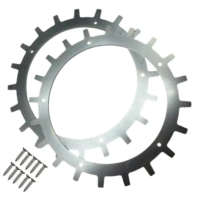TLWG-02 2Pcs for Gardena Sileno Minimo 250 Lawn Mower Anti-Slip Traction Wheel Spikes