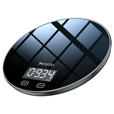 YESIDO MG43 Digital köksskala Precision vägning LCD-display Digital skala Stöd 1-5000g Kapacitet