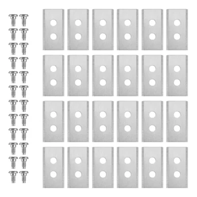 24-teilige 35x18x0,75 mm Roboter-Mähwerksmesser aus Edelstahl, Ersatzmesser für Mammotion Luba Yuka Roboter-Mäher