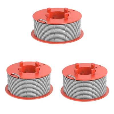 3Pc F016800175 Mower Spool for Bosch ART 30 / ART 23 COMBITRIM Grass Trimmer Spool