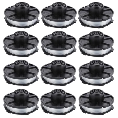 12Pcs Lawn Mower Spool for Makita Akkusense Replacement Wire Reel, 196146-9 / 195858-1