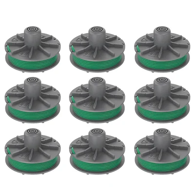 9Pcs 5309-20 Replacement Spools for Gardena Powercut Plus 650 / 30 Art.9811 Lawn Mower Wire Reels