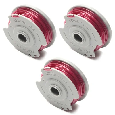 3Pcs 5306-20 Replacement Lawn Mower Spools for GARDENA Turbotrimmer Smallcut 300 / Turbotrimmer Art 8844 &Art 8847
