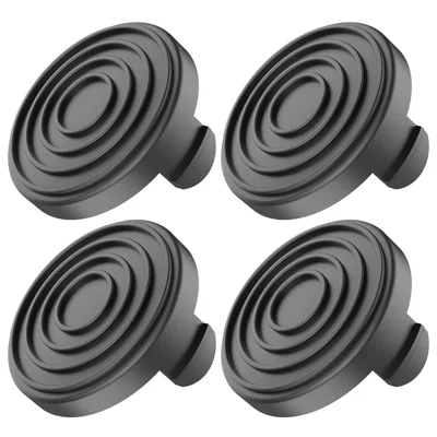 4Pcs TLE-02-1 For Gardenline GLR 450 / 451 / 452 Lawn Mower Spool Caps ABS Plastic Replacement Parts