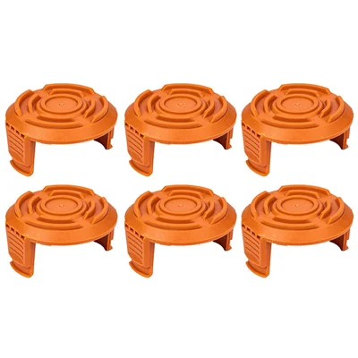 6Pcs Spool Cover for Worx WG150 / WG151 / WG163 / G165 Lawn Mower Spool Cap, WA6531