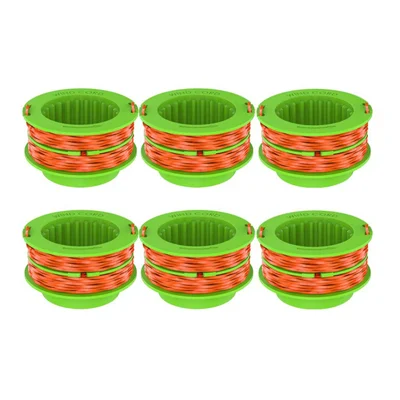 6Pcs for EGO POWER+ 15-inch Lawn Mower ST1500 / ST1500-S / ST1502 Replacement Line Spools, AS1300