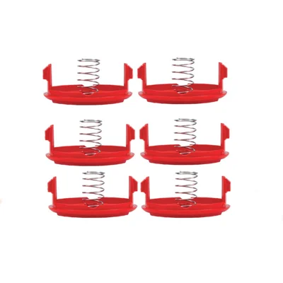 For Craftsman 6 Spool Caps + 6 Springs Lawn Mower Replacement Parts, CMZST120SC