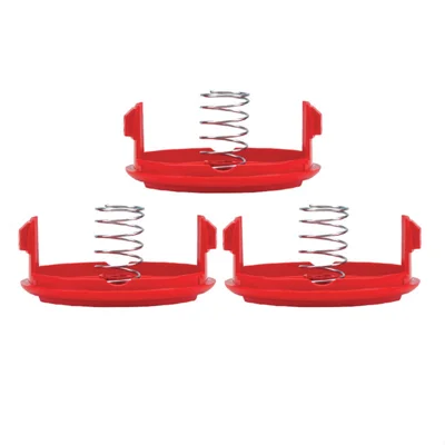 For Craftsman CMCST900 / CMCST910 Lawn Mower 3 Spool Cap + 3 Spring, CMZST120SC
