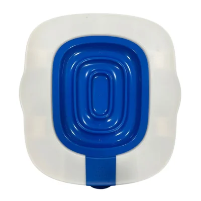 4th Generation Plastic Cat Toilet Training Kit Reusable Cat Litter Mat Mess Free Pet Toilet Trainer Gift - Blue