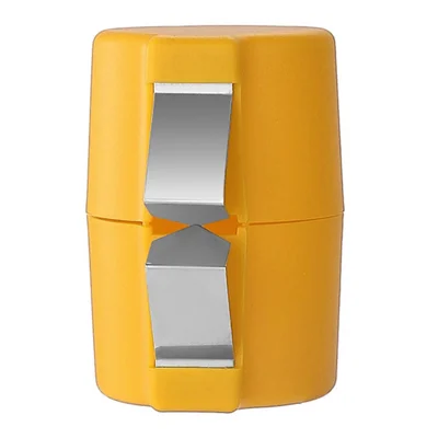 Handheld Egg Shell Opener PP + Stainless Steel Egg Shell Separator Kitchen Gadget - Yellow