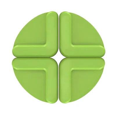 Non-Slip Silicone Cutting Board Mat Kitchen Chopping Block Stabilizer Pad Anti-Skid - Green