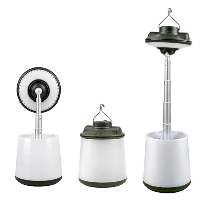 Lampada da Campeggio SQ-G26 con Rotazione a 360°, Regolabile, 2000mAh, Impermeabile IPX4, Luce Tenda RGB